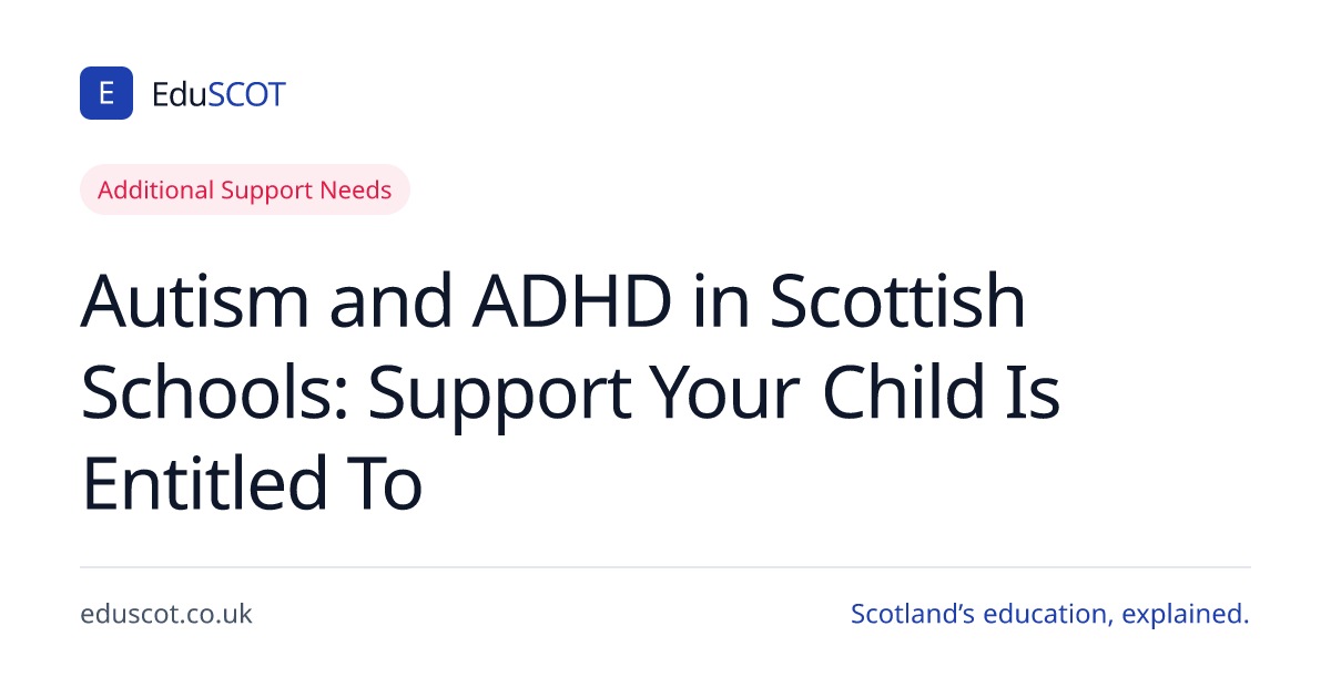 Autism & ADHD School Support Scotland — Parent Rights | EduSCOT